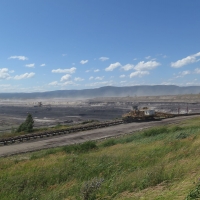 Surface quarry for brown coal mining - Vršany