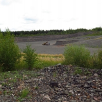 Uranium dump in Příbram region