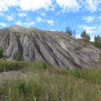 Spoil dump after coal mining (Germany)